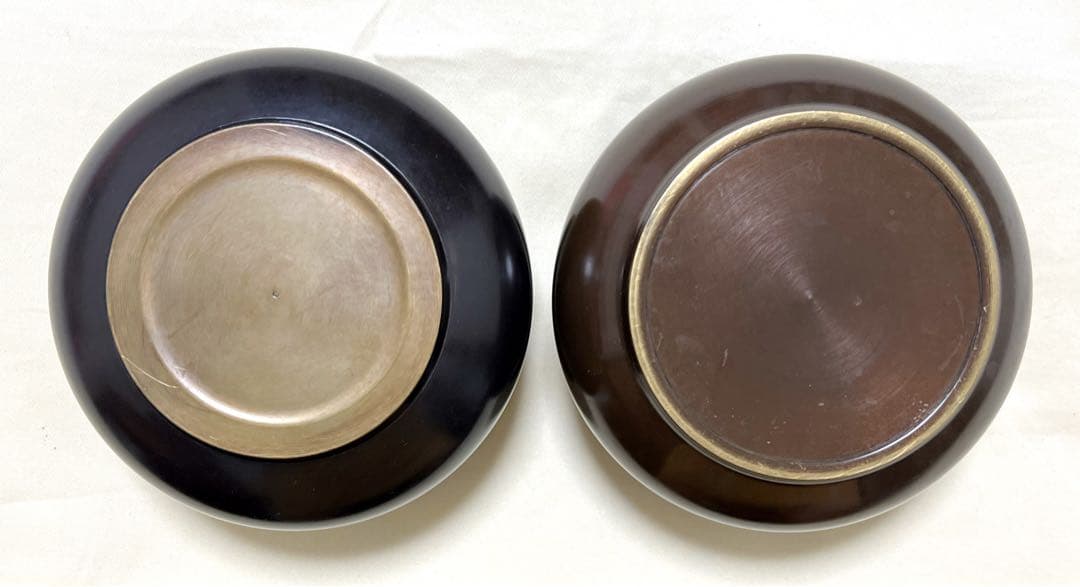 唐銅　エフゴ建水2点　茶道具