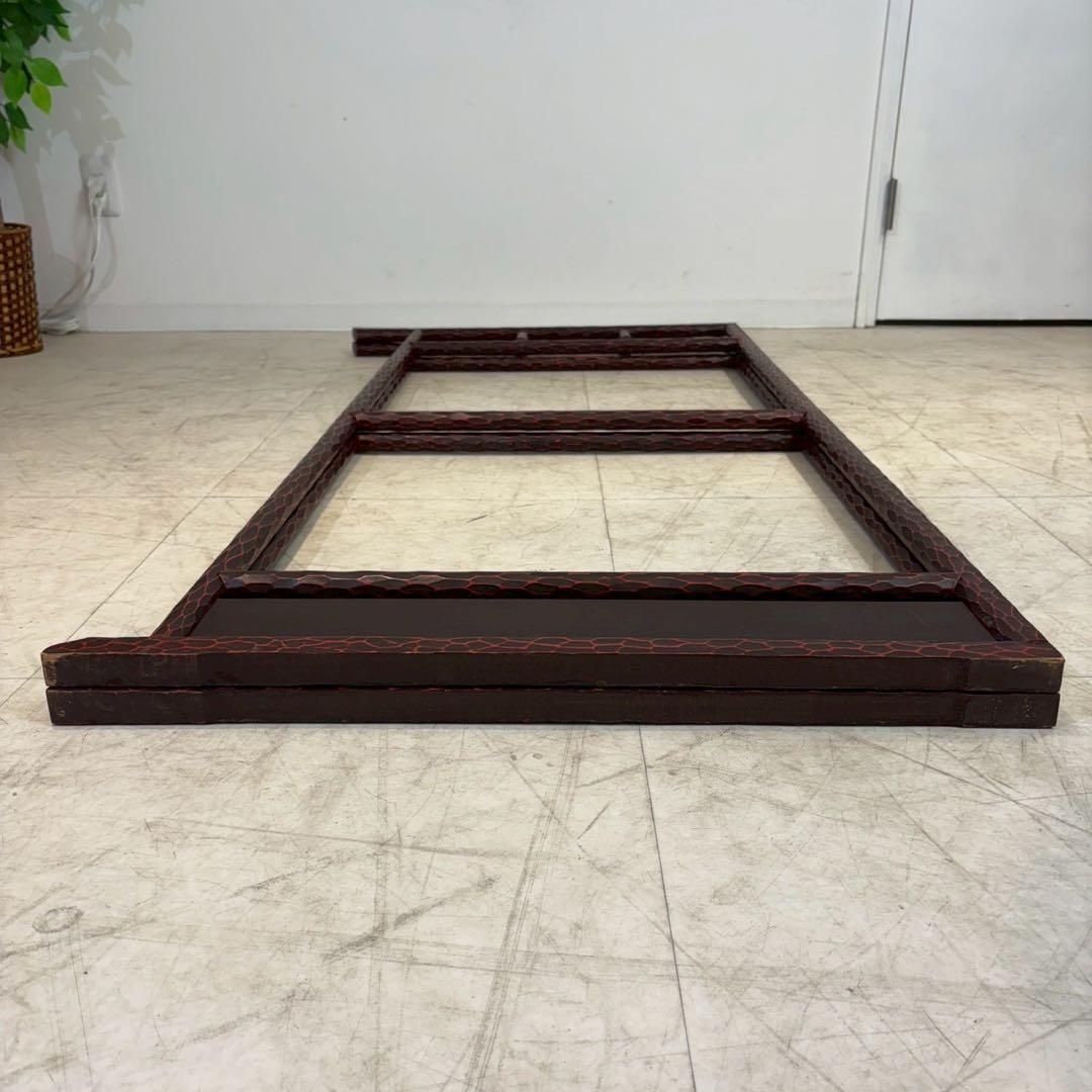 鎌倉彫 衣桁 衣紋掛け 着物掛け・洋服掛け レトロ家具 和風インテリア