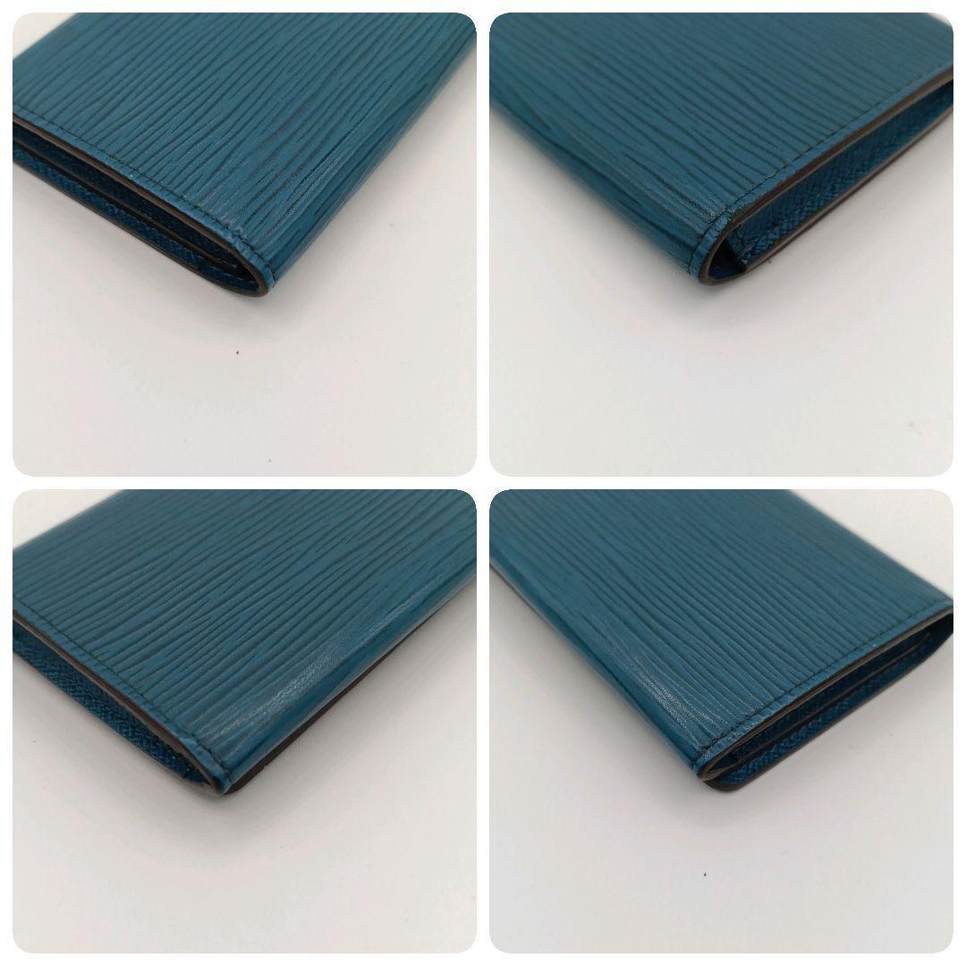 ルイヴィトン エピ ブルーセレスト アンヴェロップカルトドゥヴィジット　名刺入れ