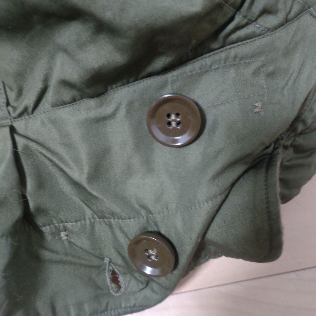 50s アメリカ軍 実物 M51 フード コヨーテファー ワイヤー付き 米軍実物