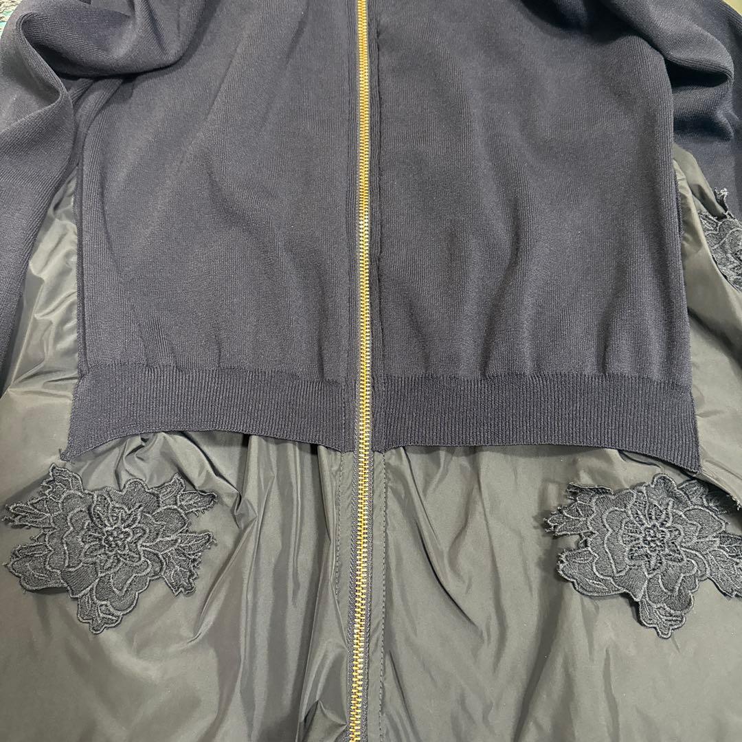 MONCLERモンクレール／カーディガン・紺色