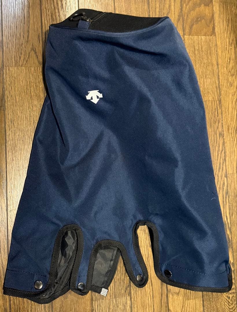 DESCENTE 軽量スタンドゴルフバッグ 紺x白 おまけデサントサブバッグ付