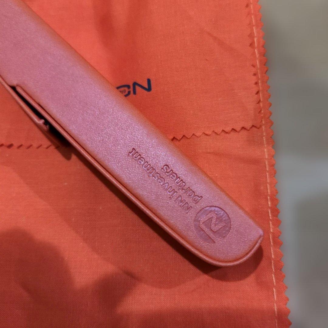 新品未使用希少ジョルジュ　フェドンFEDON オレンジカラー　万年筆　ペンケース