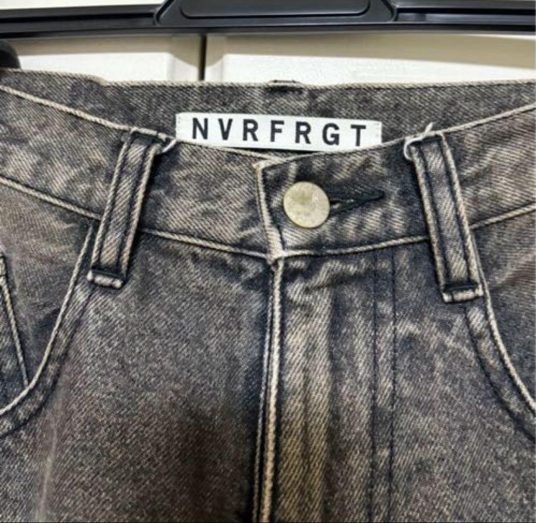 パンツ NYRFRGT 3D Twisted Wide Leg Jeans