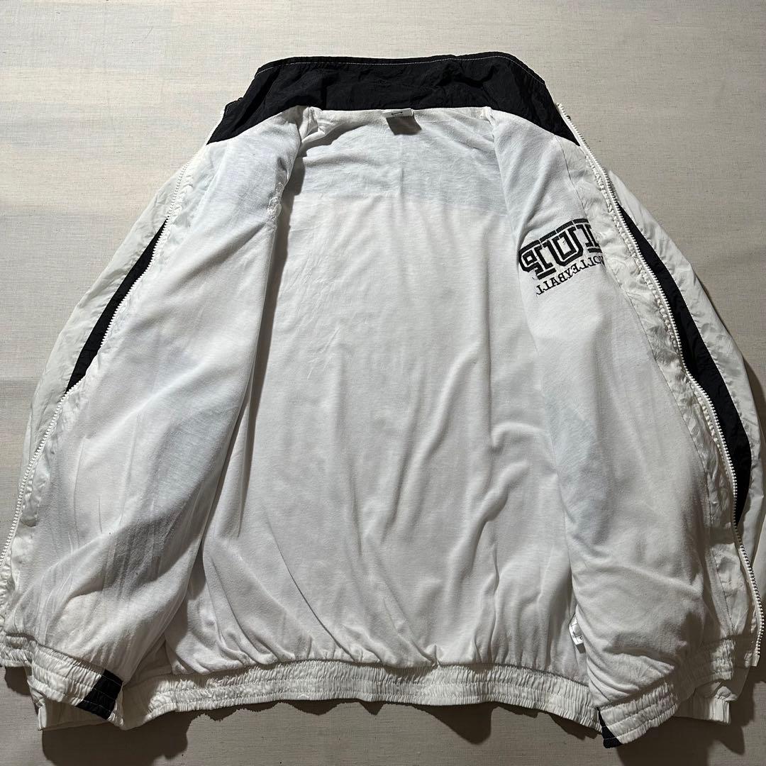 90s ナイキ 菅田将暉着用 同モデル ナイロンジャケット 白タグ 刺繍ロゴ