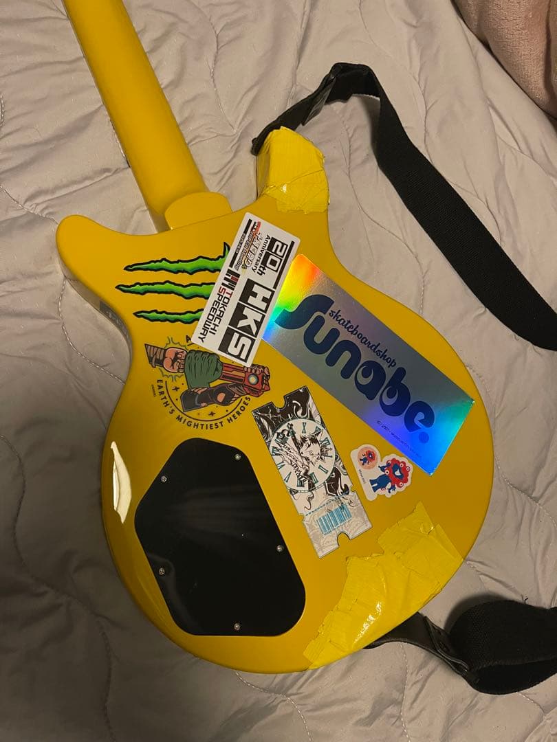 1*0様 Blitz エレキギター イエロー　ＭＯＤ美品