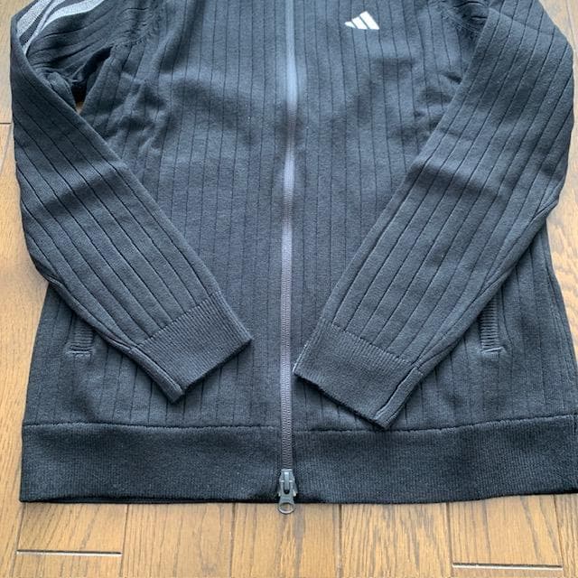 アディダス　ゴルフ　防風　セーター　ニットスカート　上下　レディースXL　黒