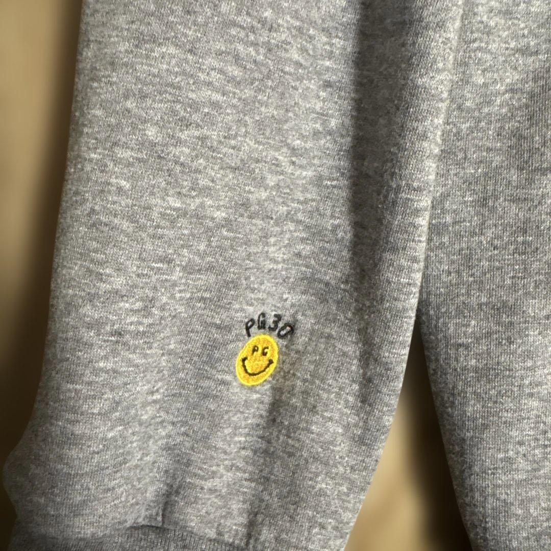 【美品】 PEARLY GATES グレー フルジッパー パーカー