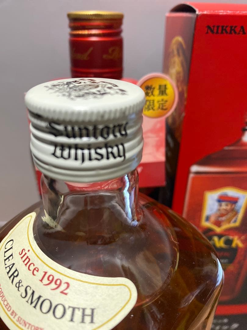 白角1本、ブラックニッカコンフォートアロマ1本、アロマティック1本 合計3本