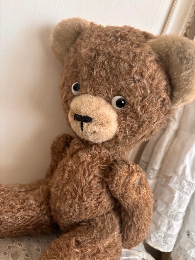 ポンチ目　DDRベア　ブラウンセット　アンティークベア　アンティークテディベア