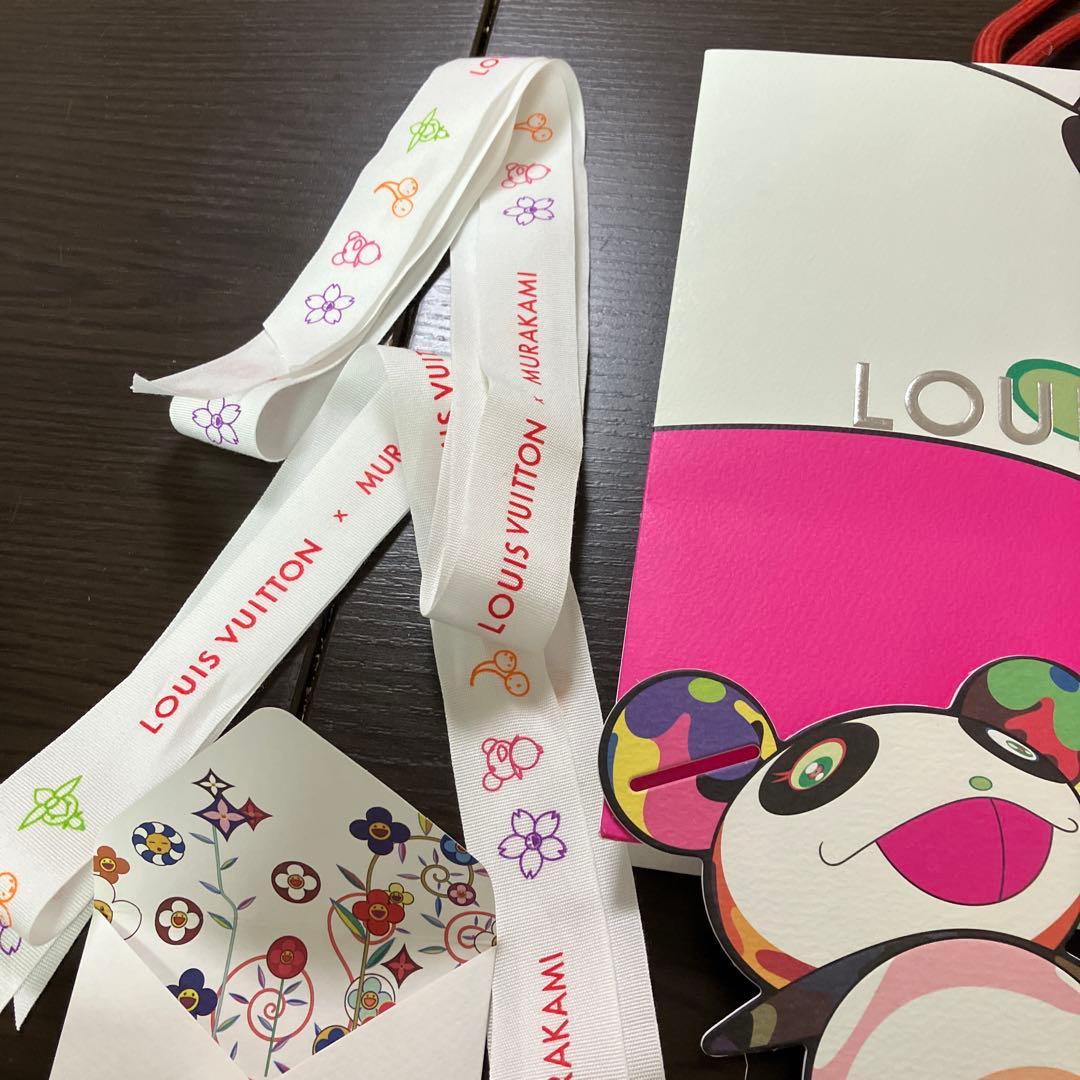 LOUIS VUITTON ルイヴィトン村上隆ステッカー2個セット紙袋ショッパー