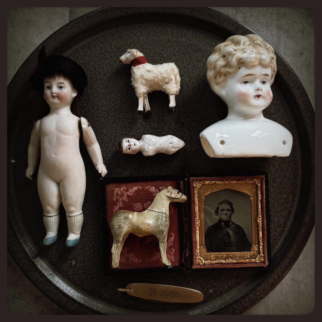 専用ページ　ジャンクドロワーセット　ビスクドール　チャイナヘッドドールetc