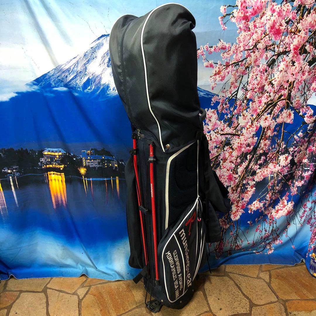 寶BV-1126 マンシングウェア キャディバッグ スタンド式 ブラック