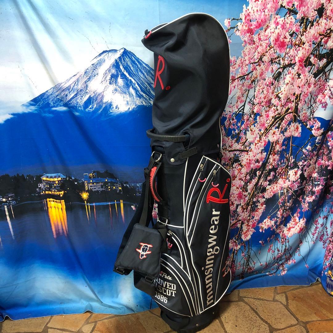 寶BV-1126 マンシングウェア キャディバッグ スタンド式 ブラック