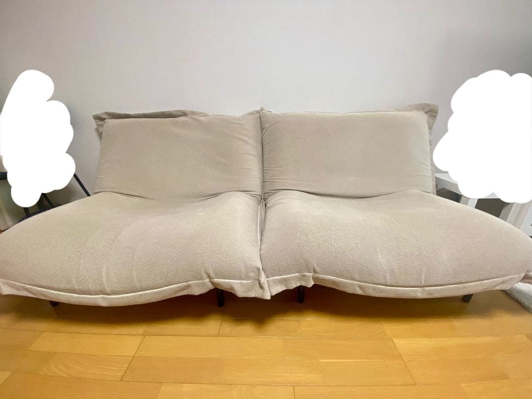 リーン・ロゼ　ロゼカラン1P ファブリックソファ