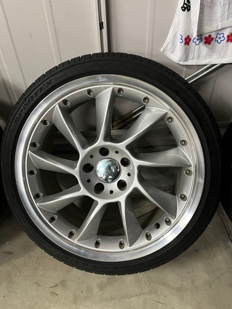 19インチ アルミホイール 10スポークセット