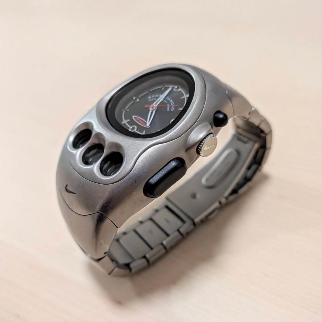 【SALE】NIKE gsx titanium 時計 00s y2k 動作品