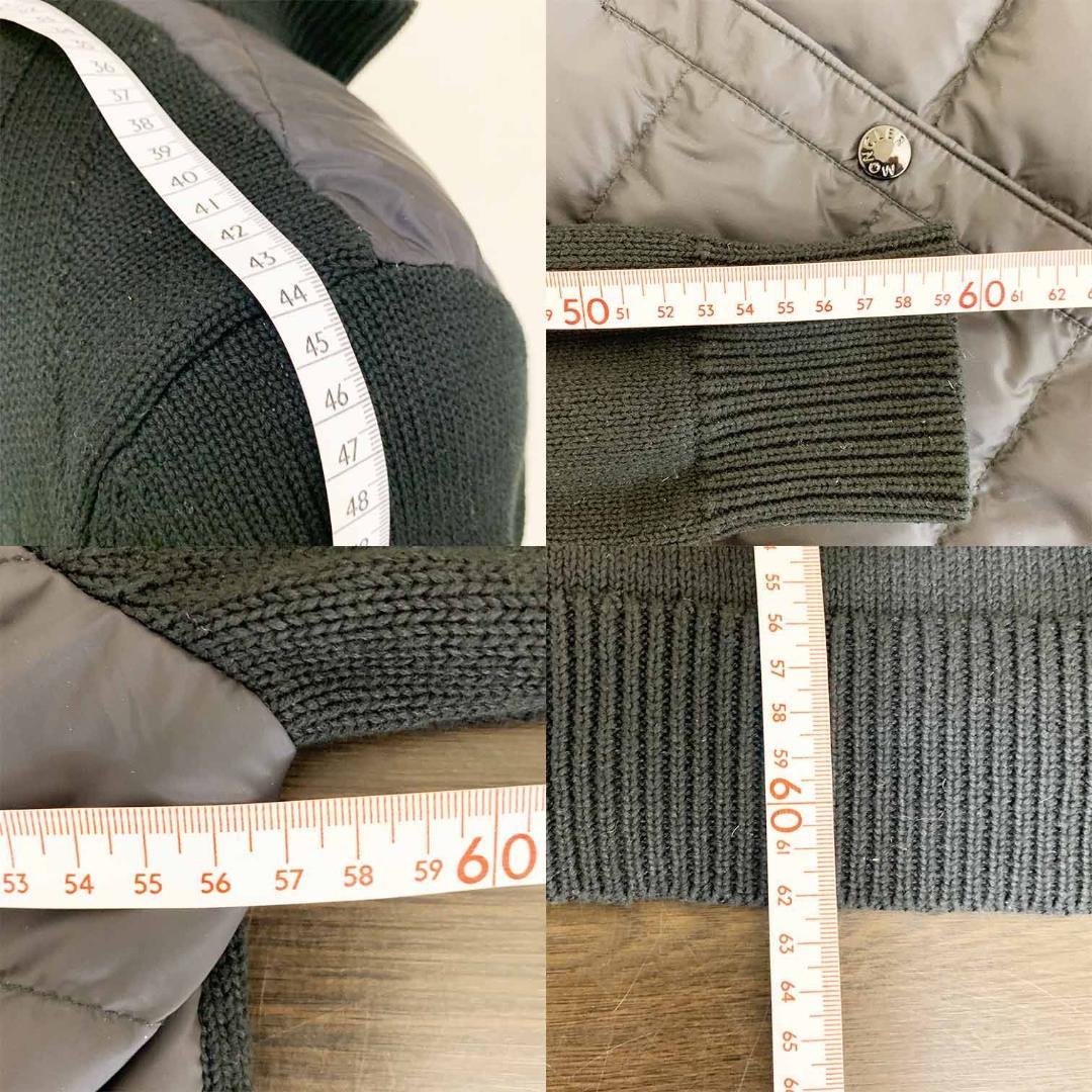 【良品】モンクレール マグリア カーディガン ニット切替 ダウンジャケット