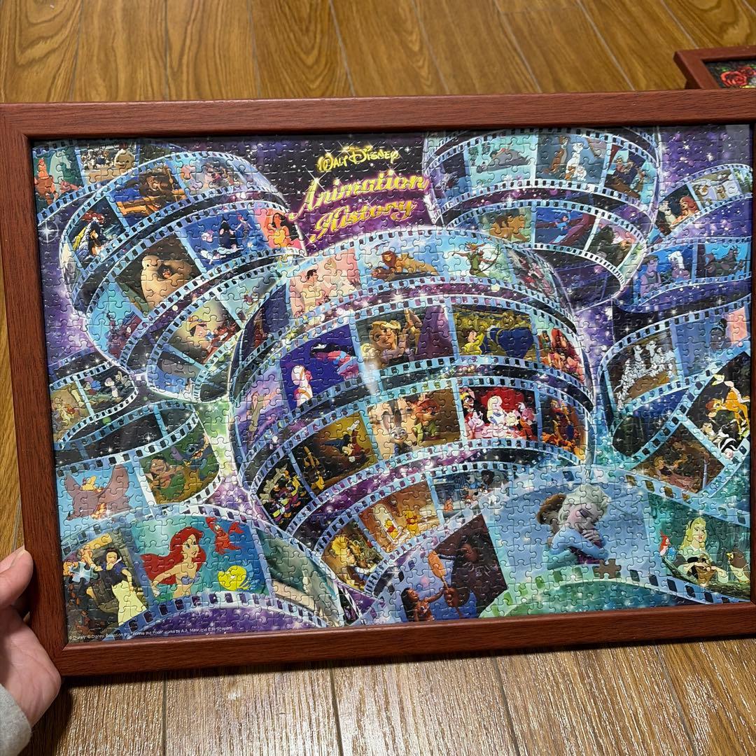 ディズニージグソーパズル 1000ピース フレーム付き 5つ(個別販売も可能)