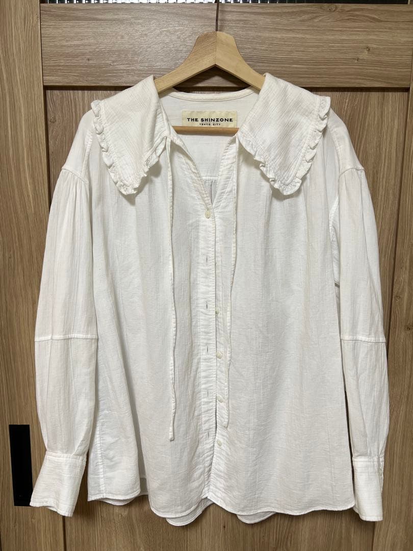 THE SHINZONE コットンガーゼブラウス
