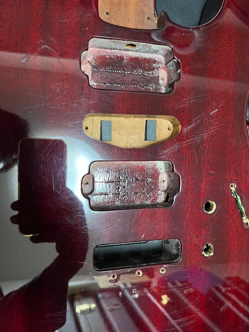 オーダー品 テレキャスター ボディー 半加工 HSH トレモロ