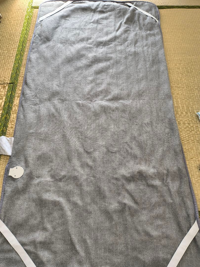 Panasonic 電気毛布 グレー 温度調節機能付き