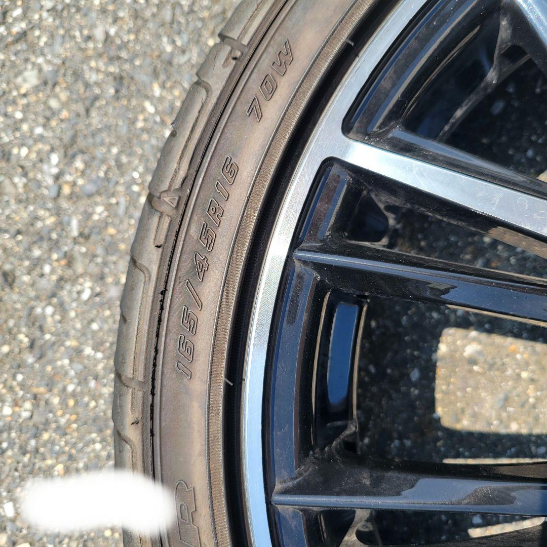 ホイールセット　4本　ロクサーニ 　軽自動車　タントカスタム　165/45R16