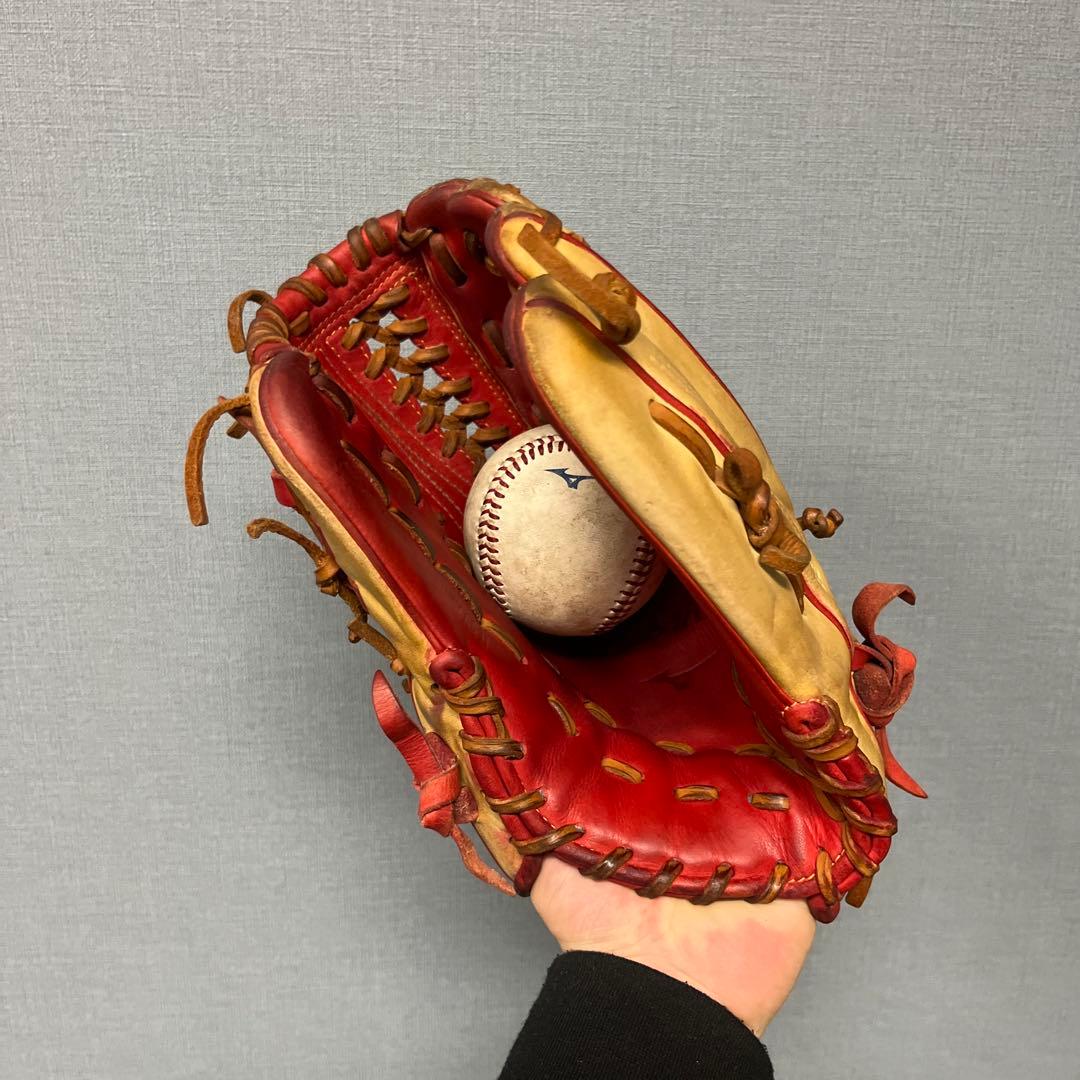 1211 ミズノ グローバルエリート 型抜群 軟式少年 内野手用グローブ