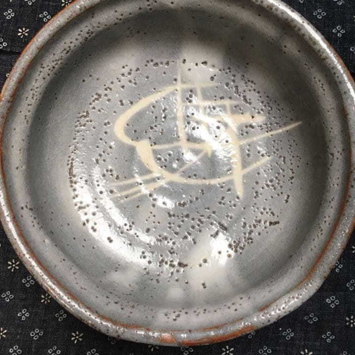 伝統工芸品 半右衛門窯  加藤半一郎  １８センチ 盛り皿 菓子器 新品未使用