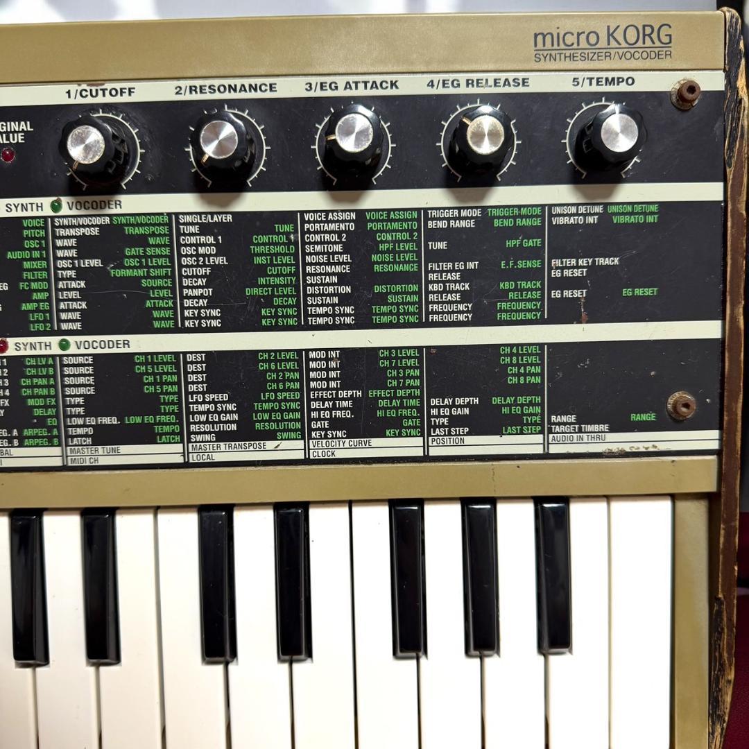 ☆ KORG microKORG 37鍵 アナログ モデリング シンセサイザー
