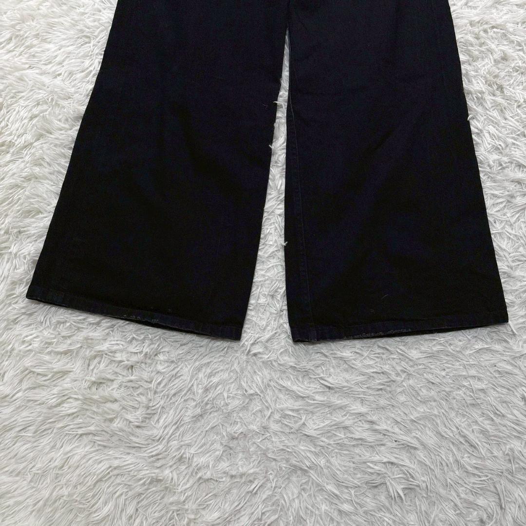 JOHN LAWRENCE SULLIVAN　ブラック　ワイドデニム 　XS