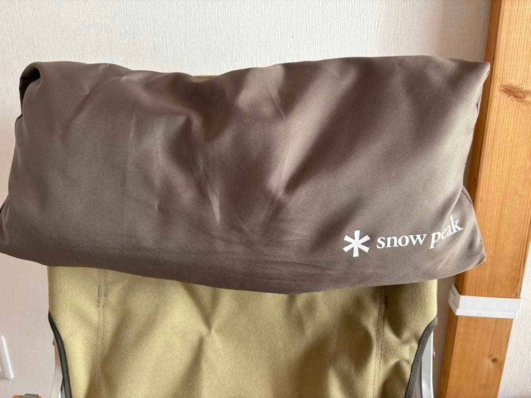 スノーピーク　ローチェア30 カーキ クッションプラス付き