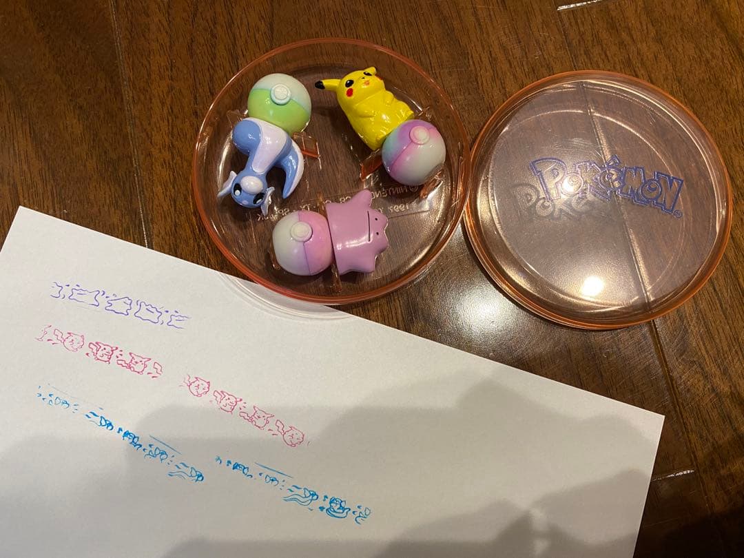 激レア1997年製ポケモンローラースタンプTOMY/値段未定