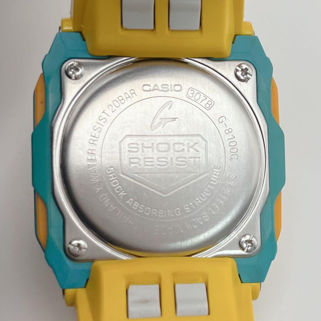 CASIO Gショック G-SHOCK　G-8100C 海外限定モデル　黄色