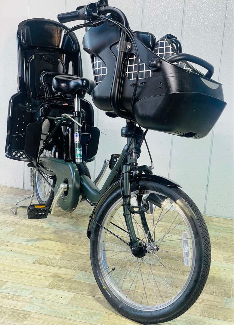 3003パナソニック12アンペア　3人乗り対応子供乗せ　電動アシスト自転車