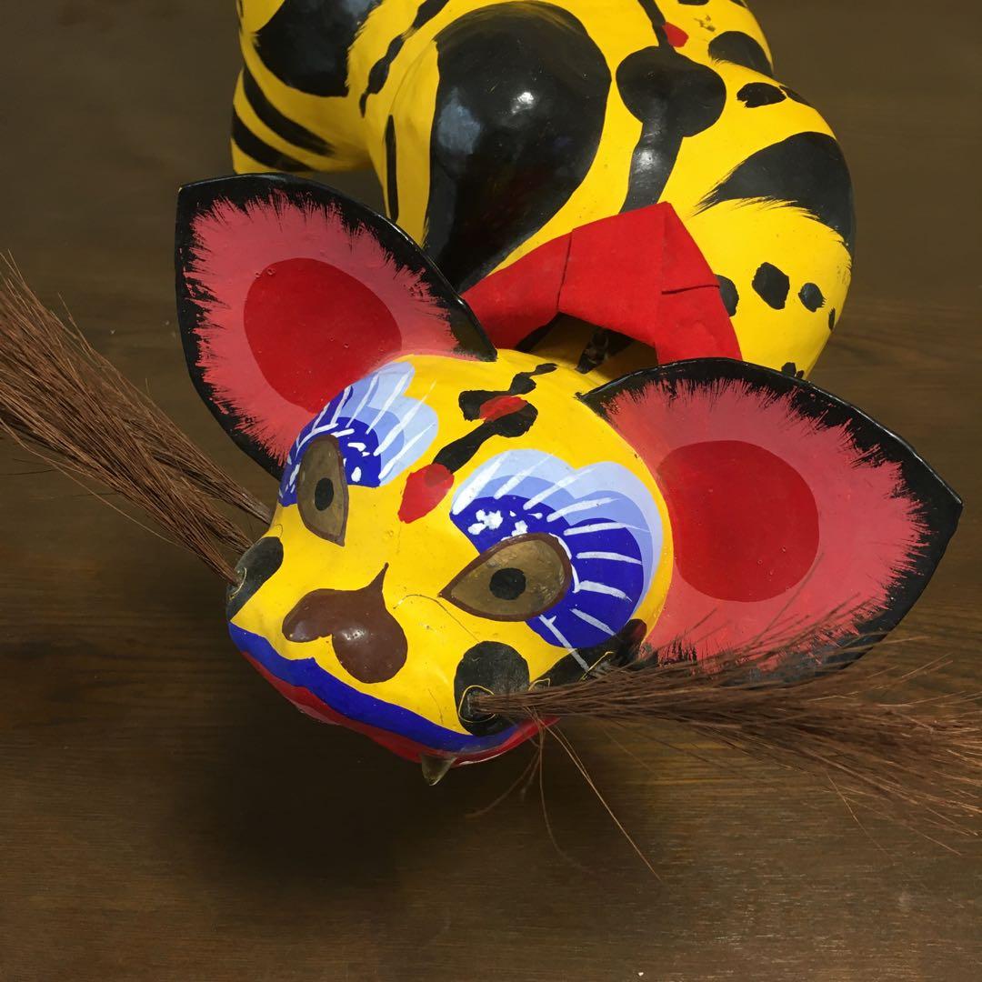 訳あり　出雲張子　高橋孝市作　首振り虎　張子虎　大