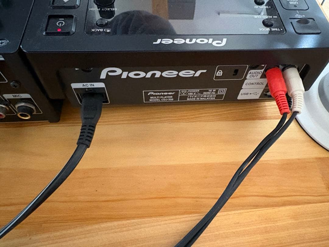 Pioneer CDJ-350 2台 とJDM-350 1台のセット