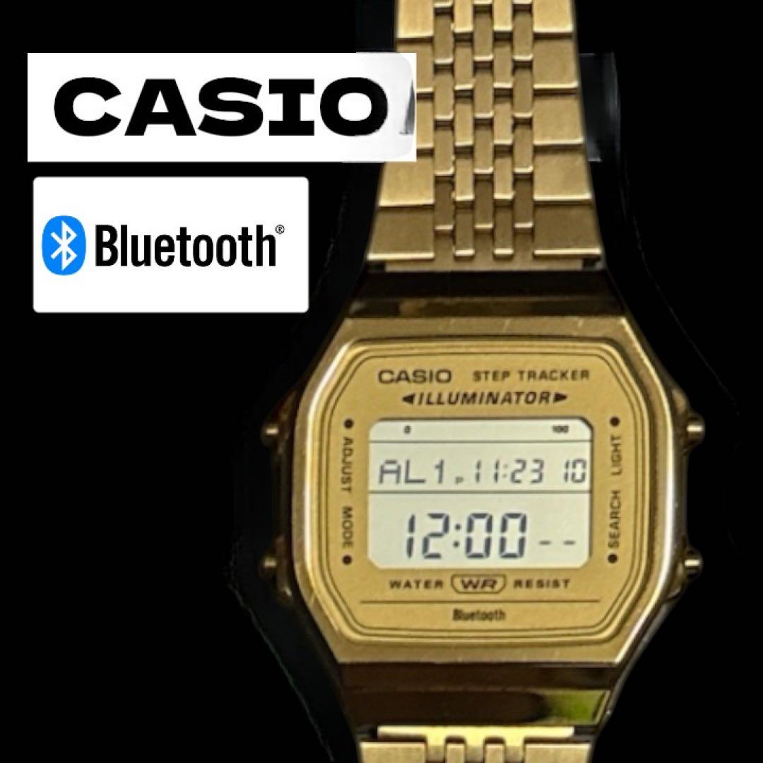 CASIO ABL-100WEC 【アプリ対応版】ゴールドデジタル腕時計