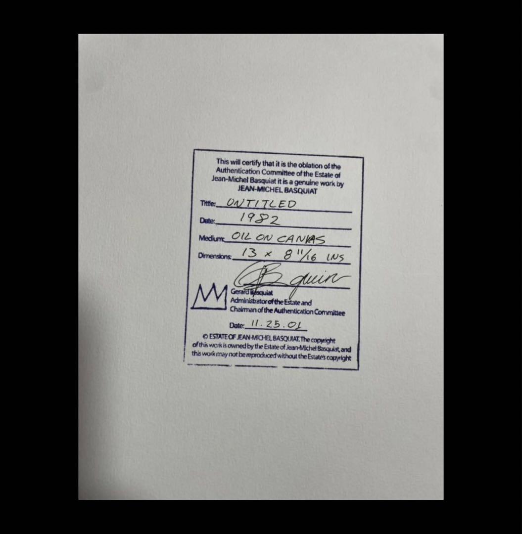 バスキア JEAN-MICHEL BASQUIAT 油絵 5