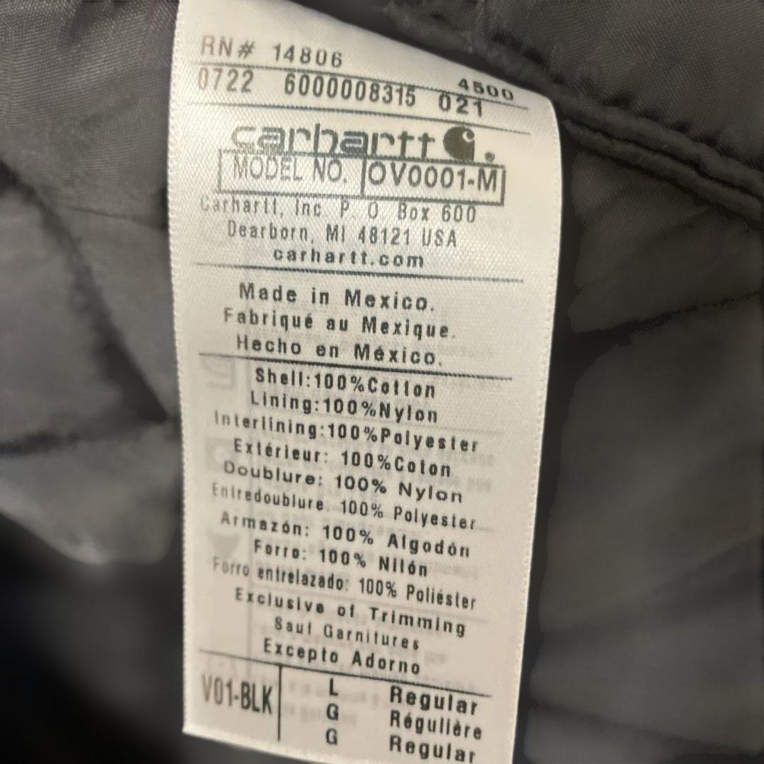 美品　Carhartt V01ダックベストLと Ashland Capのセット