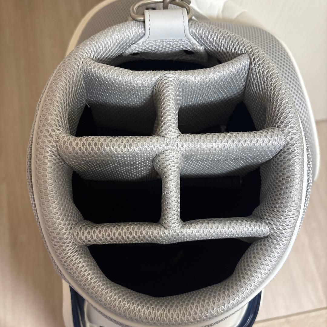 ブリヂストン キャディバッグ ホワイト/ネイビー