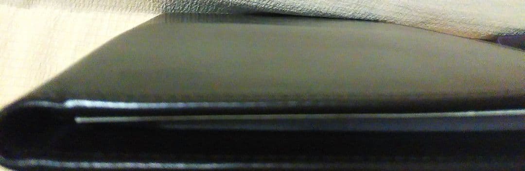 未使用品　PRADA ブラック レザー カードホルダー　名刺ファイル