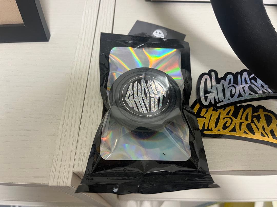 ゴーストエキスポッド ステアリング ホーンボタン キーケース ステッカーセット