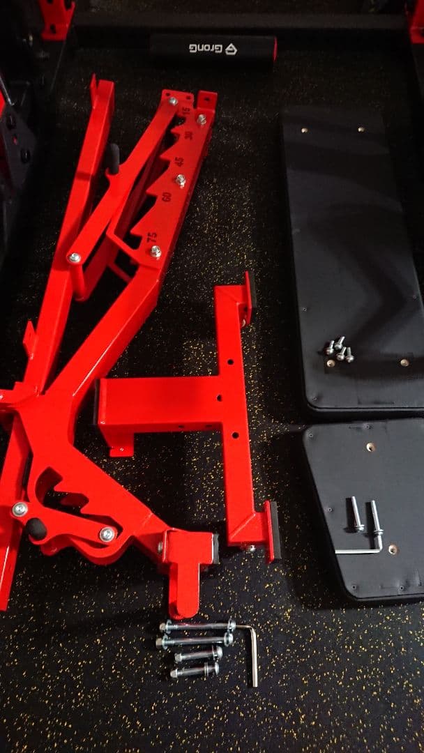 【引き取り限定】MBC アジャスタブルベンチ 　フロントフットパーツ換装品