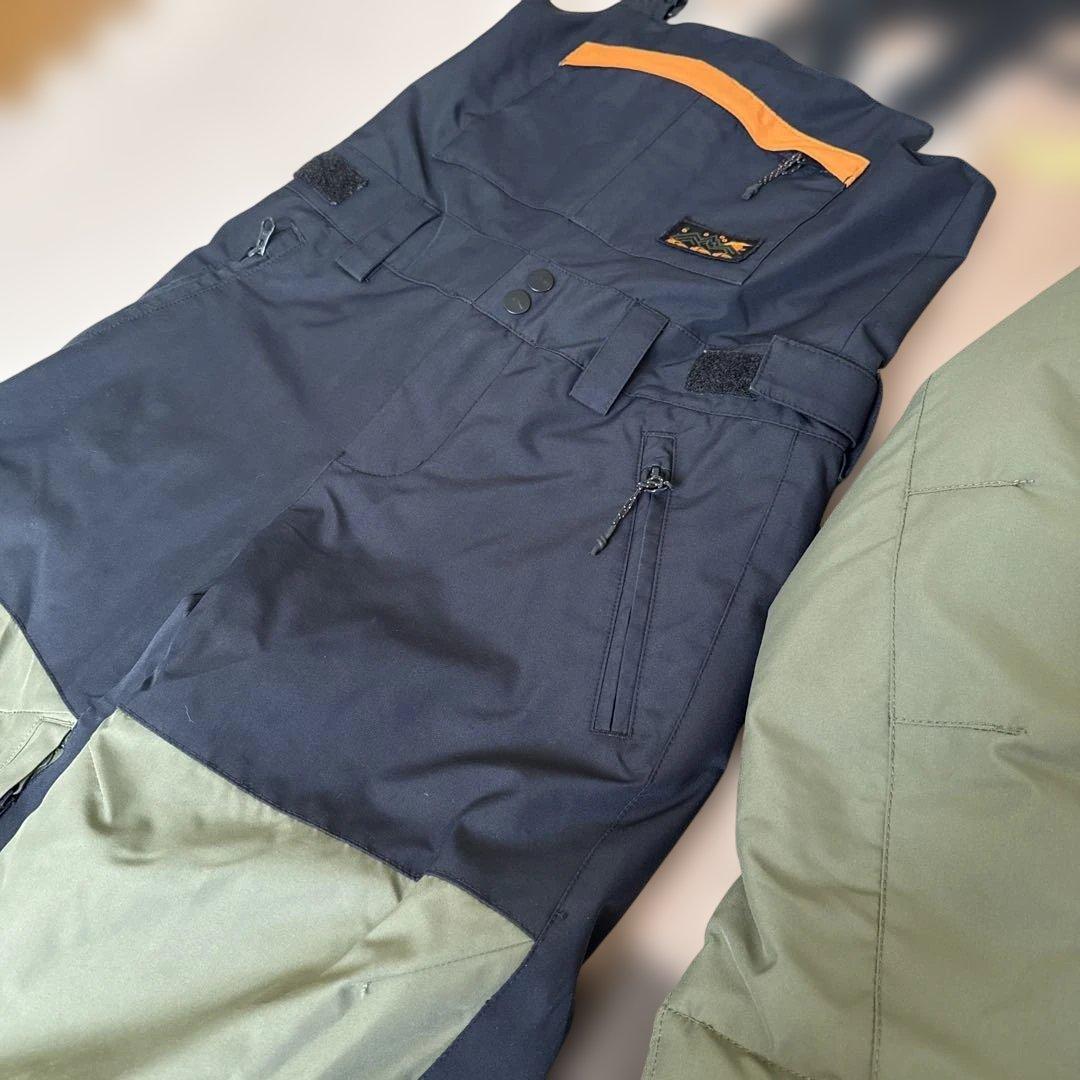 キッズ スノーボード スキーウェア クイックシルバー 150 美品