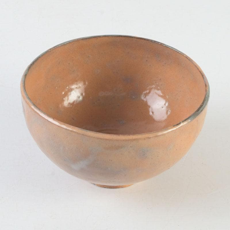 茶道具　萩焼　天耳窯　十三代坂田泥華造　茶碗　共箱　C　9869