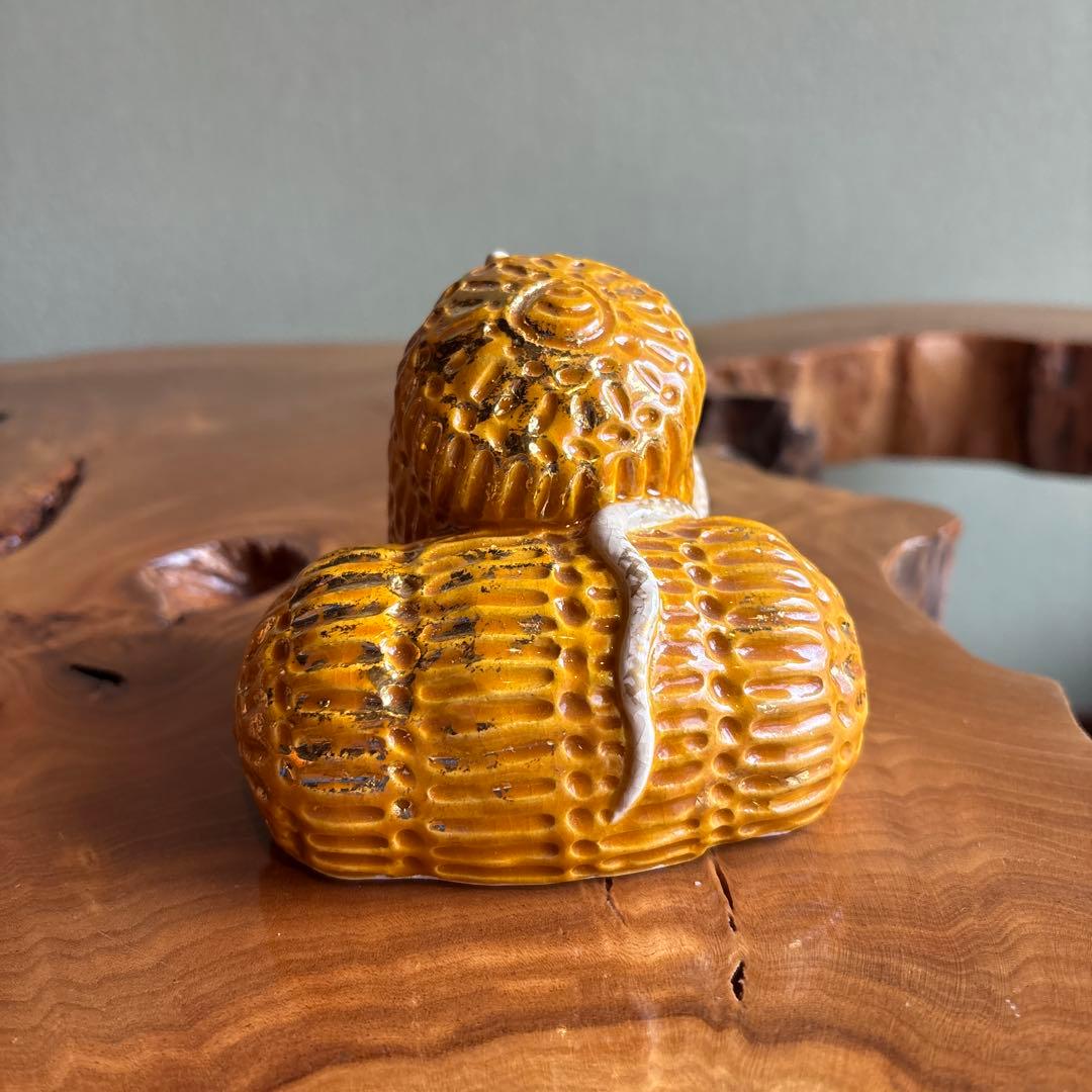 六兵衛窯 干支置物 「富巴」清水焼 陶芸 たち吉 共箱