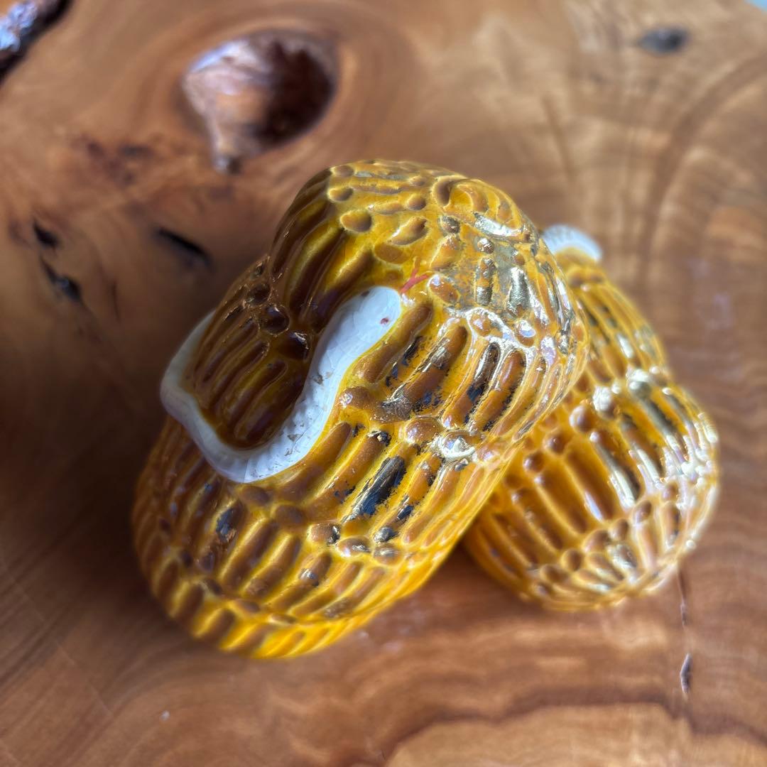 六兵衛窯 干支置物 「富巴」清水焼 陶芸 たち吉 共箱