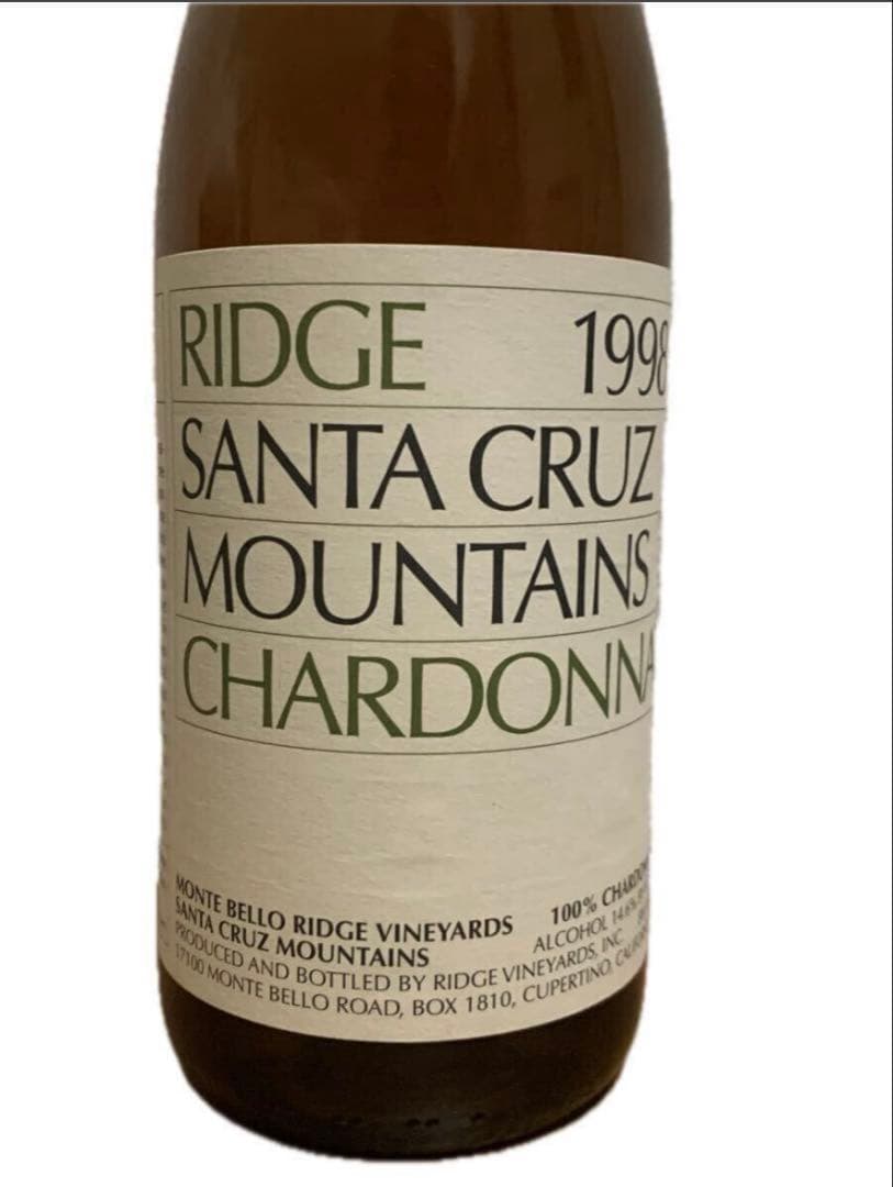 希少 リッジ・ヴィンヤーズ サンタクルーズ・マウンテンズ モンテベロ ワイン
