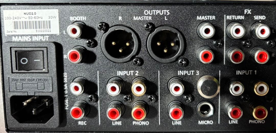 Ecler NUO2.0｜キレの良いEQ・アナログ太さ｜動作確認済み
